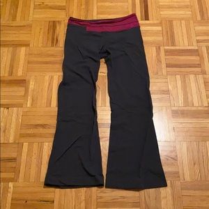 LULULEMON Flare Yoga Pants *REVERSIBLE*